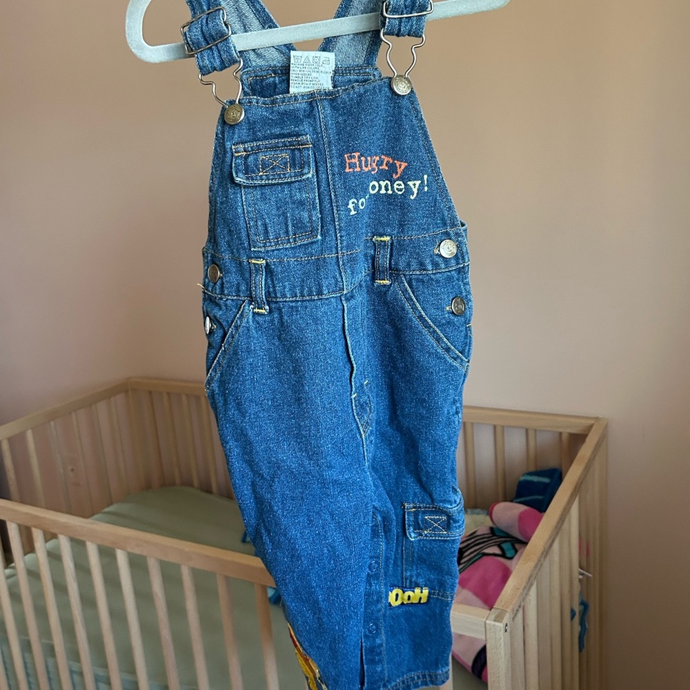 Kids Winnie The Pooh Overalls